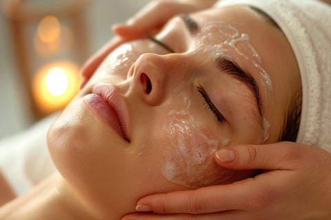 The different techniques of facial massage by a facialist to reduce st – PERS
