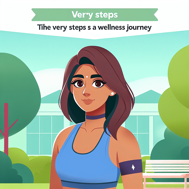 individual starting their wellness journey with determination