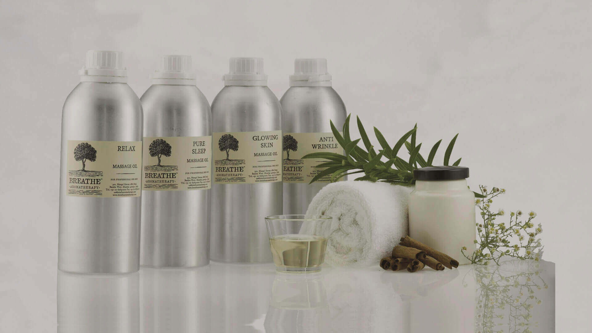 Aromatherapy massage oils