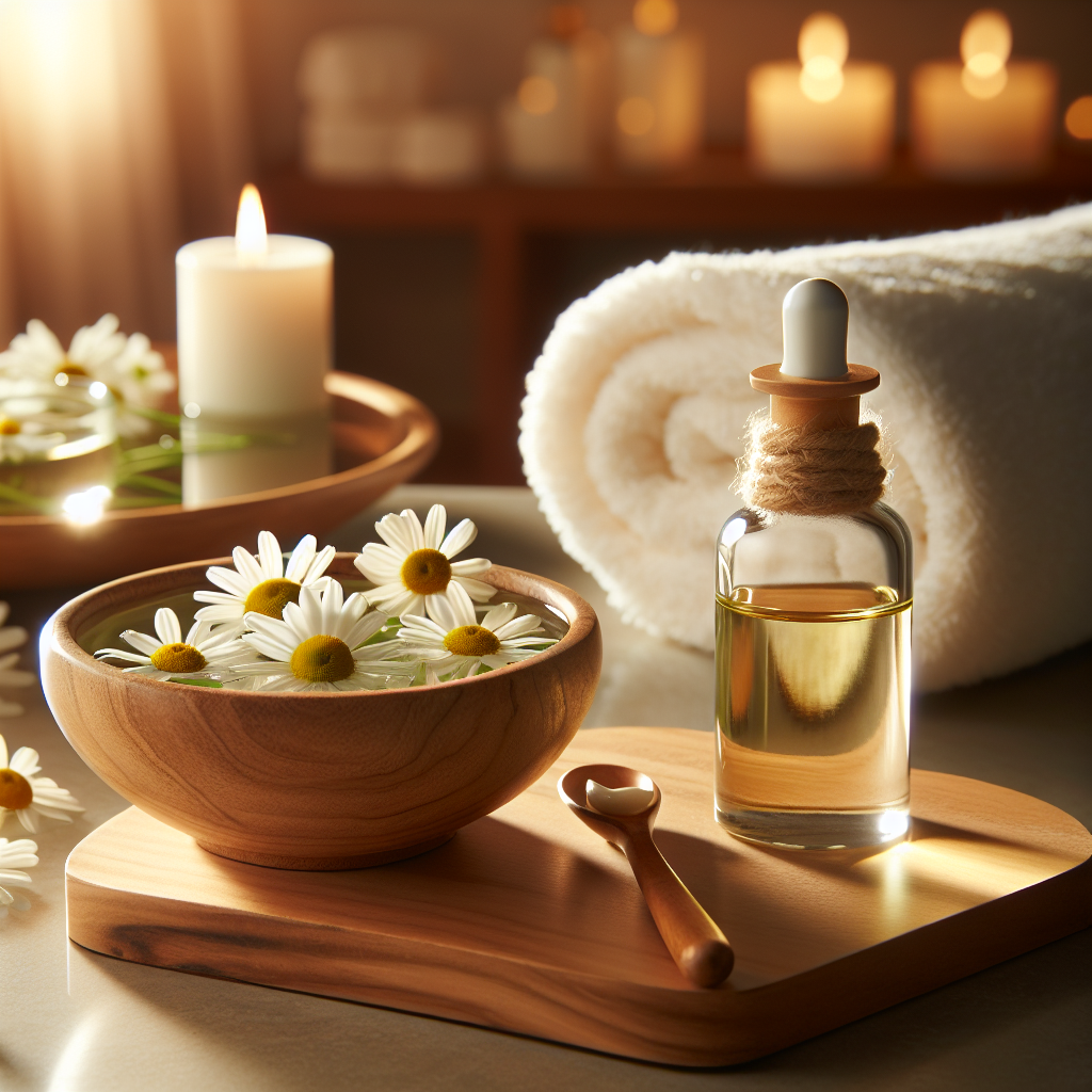 chamomile essential oil spa
