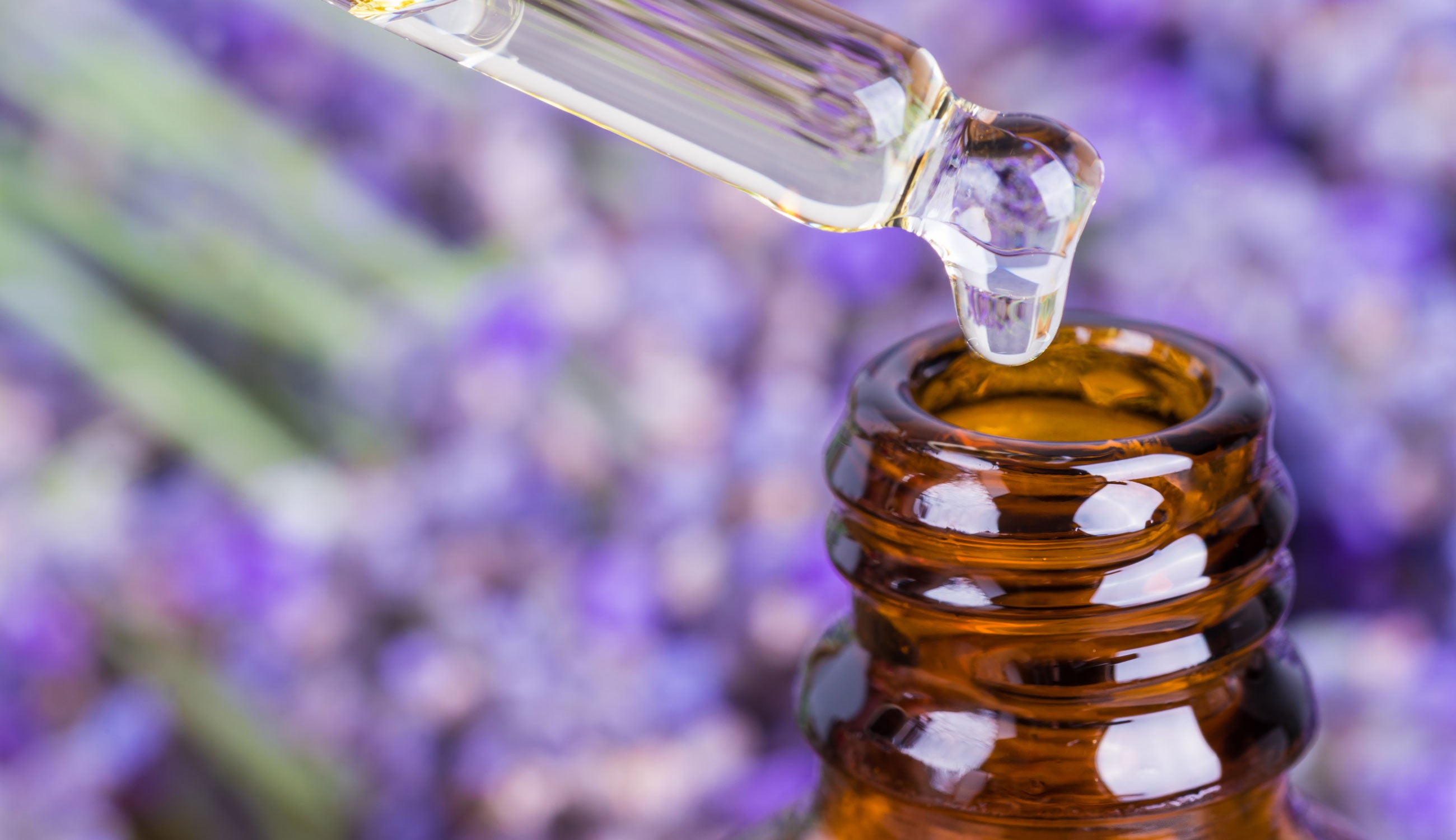 lavender essential oil spa
