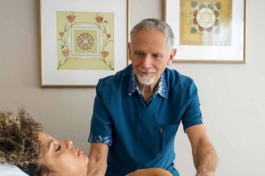 Prenatal massage session