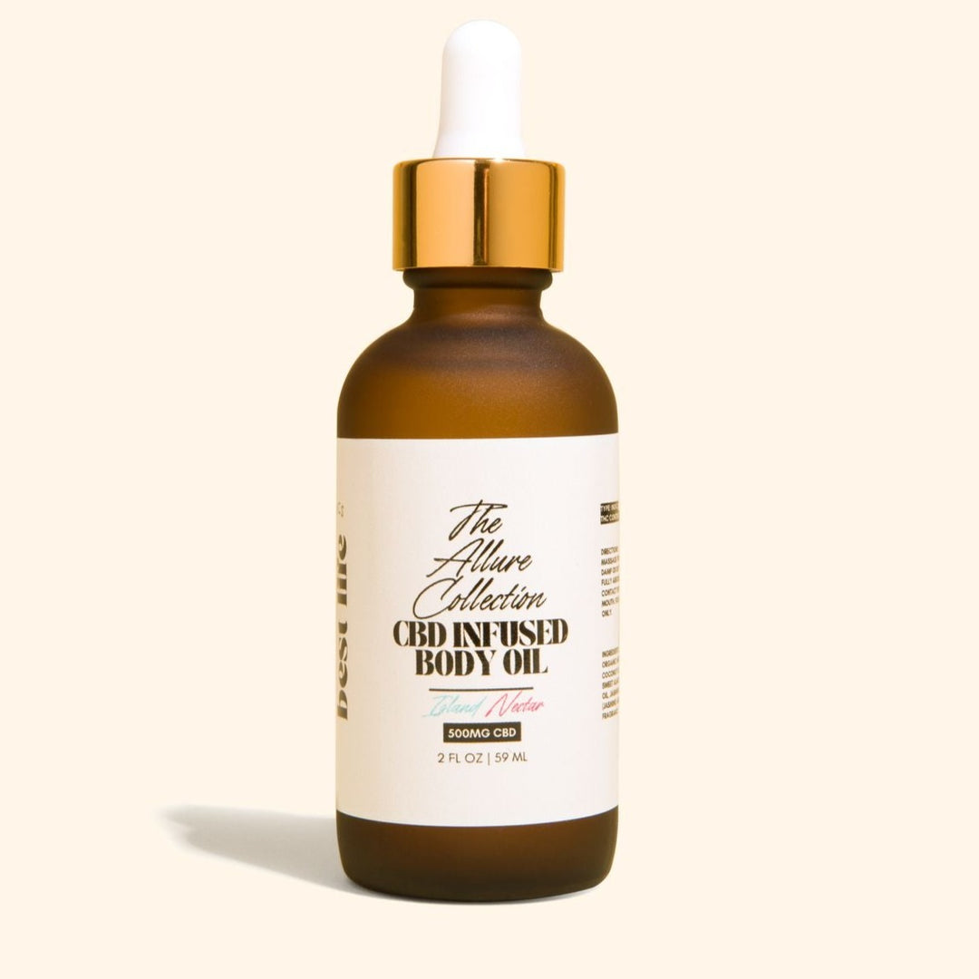Cannabis-infused massage oil