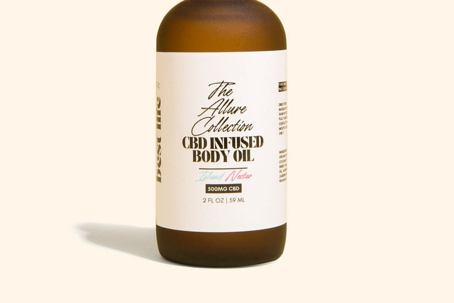 Cannabis-infused massage oil