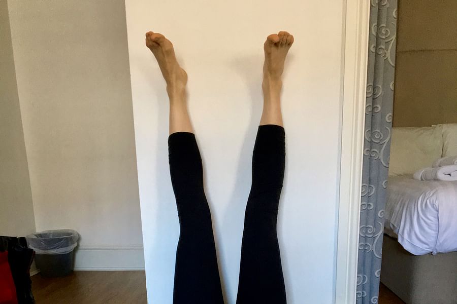 Legs-Up-The-Wall Pose Yoga