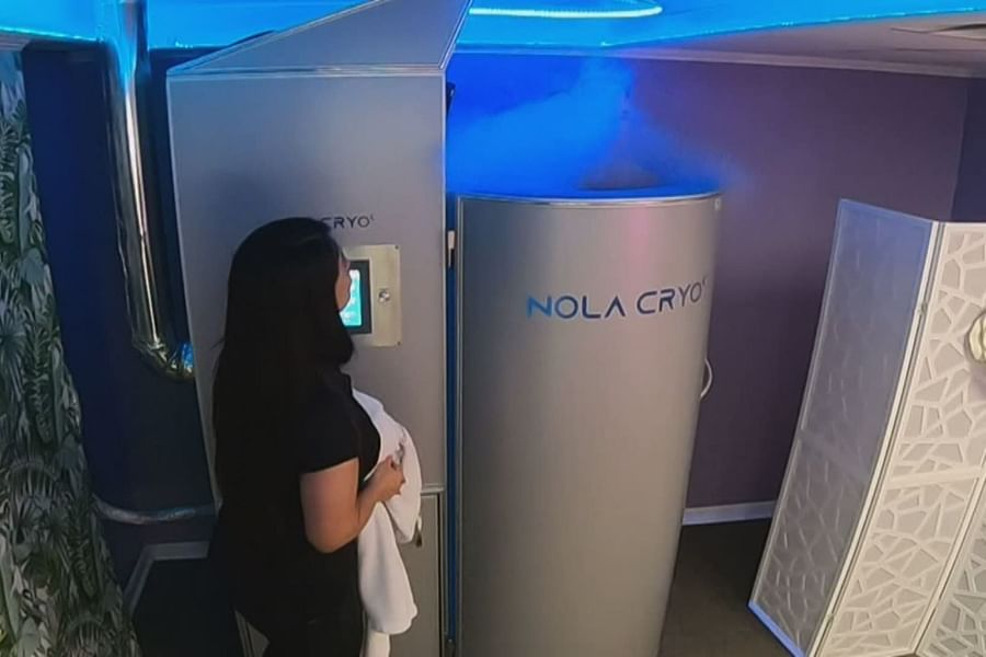 Cryotherapy Chamber in Wellness Spa
