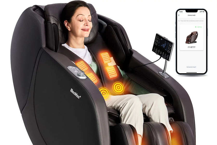 Zero-Gravity Massage Chair in Spa