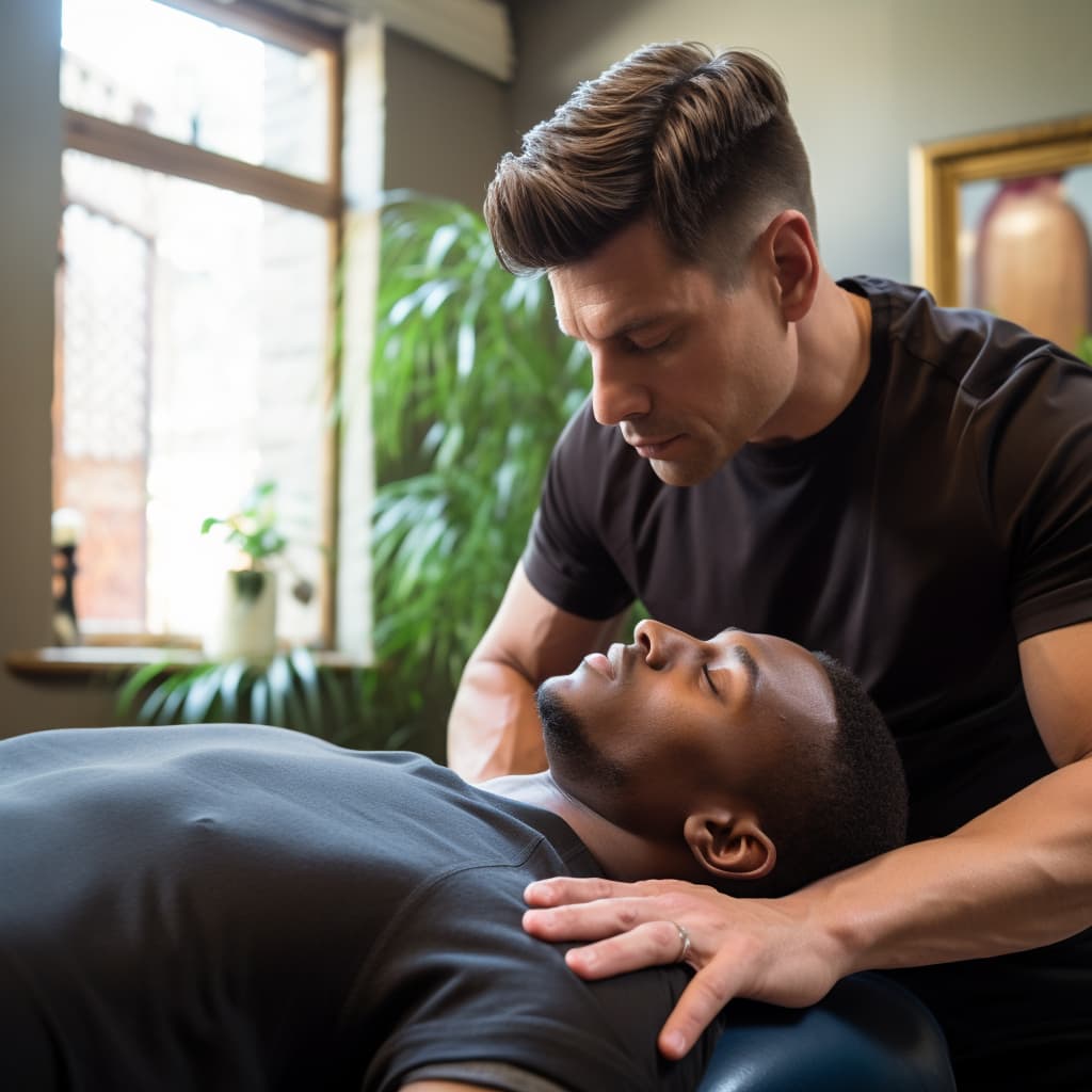 Deep tissue massage therapy