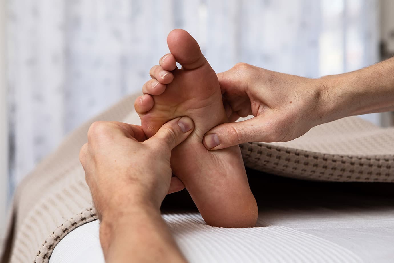 Reflexology foot massage