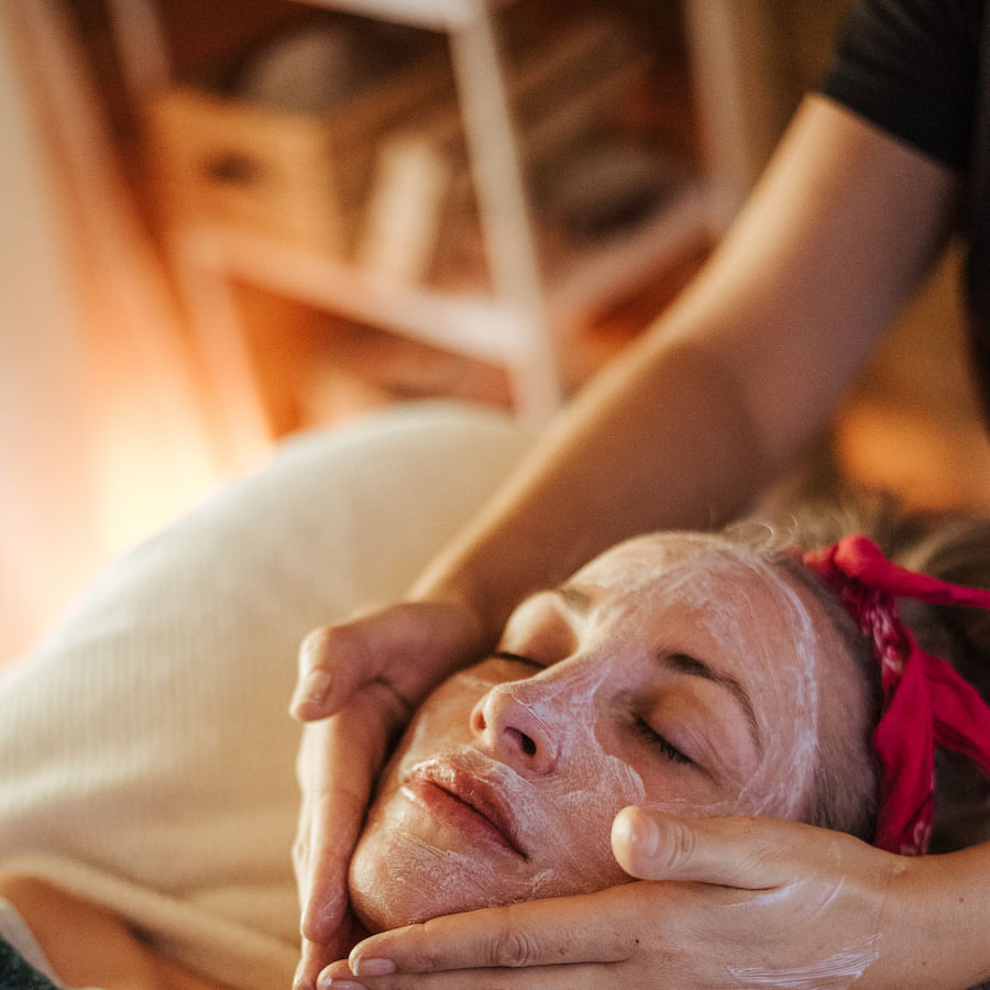 Thai massage session in a serene Colorado spa